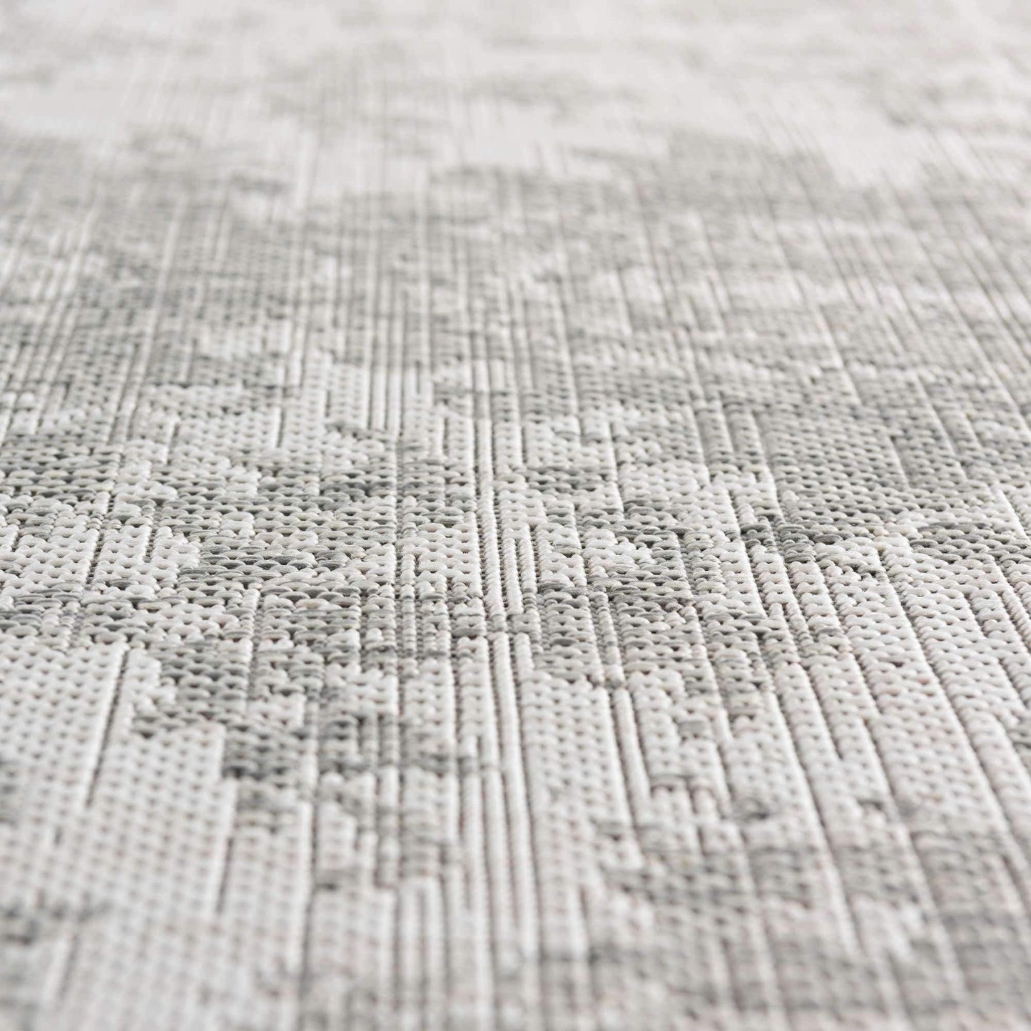 Unique Loom Outdoor Collection Area Rug - Dubai (3' 3" x 5' 3" Rectangle, Gray/ Ivory)