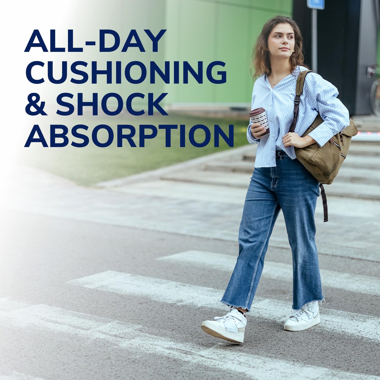 Dr. Scholl's Heel Cushions with Massaging Gel Advanced // All-Day Shock Absorption and Cushioning to Relieve Heel Discomfort (for Women's 6-10, Also Available for Men's 8-13)