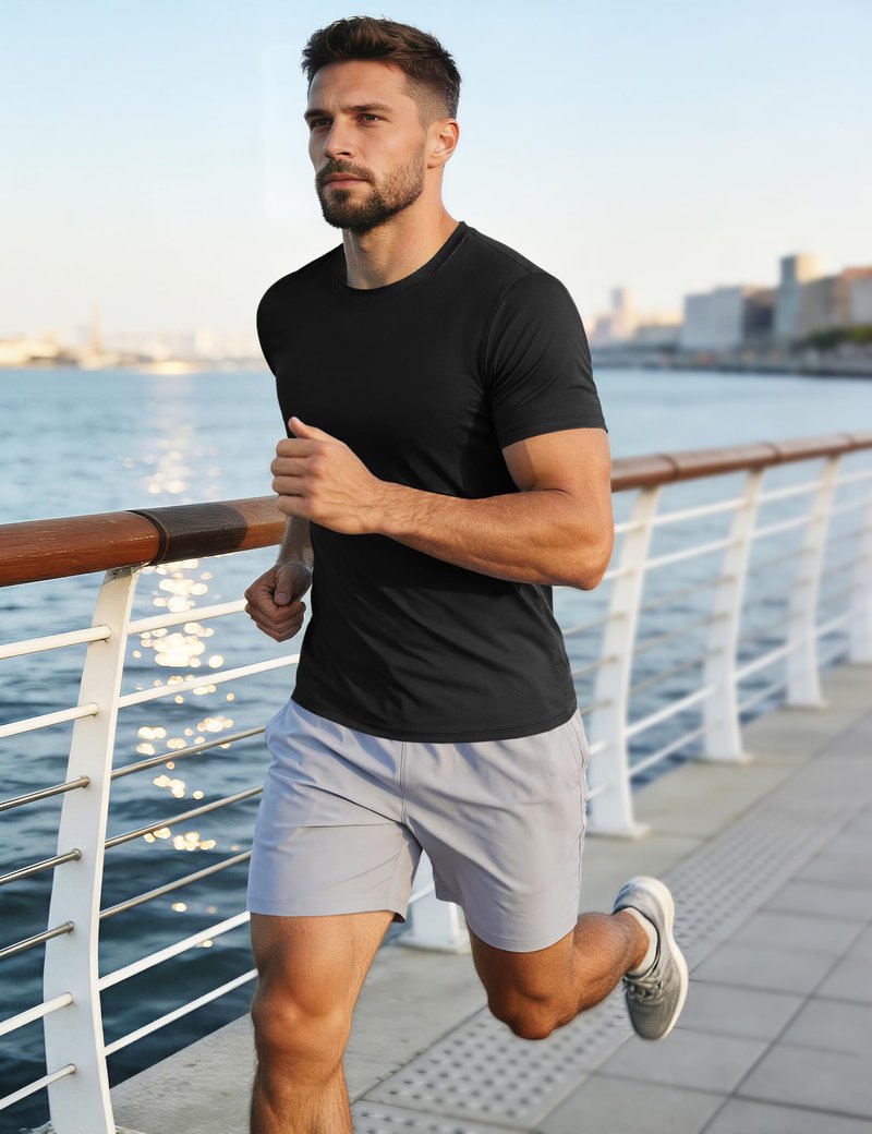 Mens T-Shirt Sun Shirts UPF 50+ Short Sleeve Fishing Shirts Quick Dry Moisture Wicking Performance Shirts Rash Guards