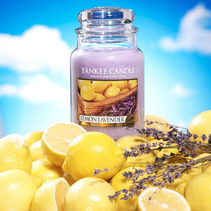 Yankee Candle Scented Candle | Lemon Lavender Large Jar | Long Burning Candles: up to 150 Hours | Perfect Gifts for Women