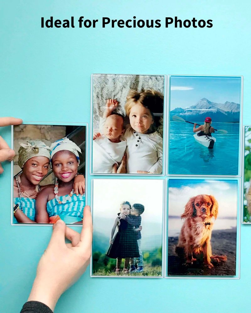 HYARUAT 4x6 Toploader - Durable Hard Plastic Sleeves, Sheet Protectors for Photo Cards, Kpop, Post and Trading Cards (25-Pack)
