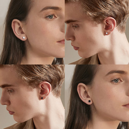 ADRAMATA 12 Pairs Magnetic Earrings for Men Women Fake Earrings Non Pierced Jewellery Colorful Mens Earrings Round Crystal Stud Earrings Set Magnet Earrings Magnetic Stud Earrings for Girls Boys