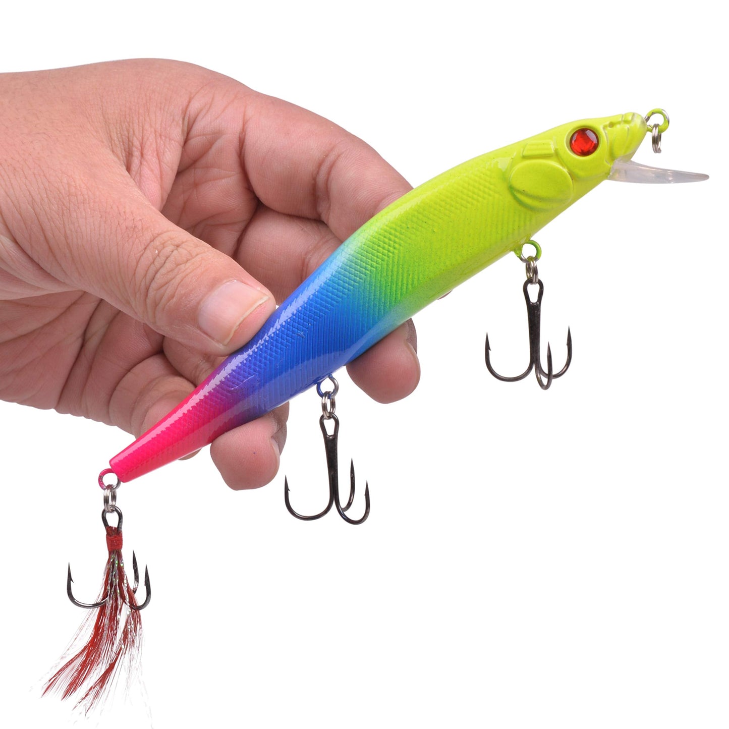 Fishing Lures Kit Crankbait Minnow Hard Bait Set Deep Diving Jerkbait Swimbait Popper Pencil Walleye Lures Artificial Fishing Bait for Bass Trout Redfish Saltwater Freshwater Fishing Lure