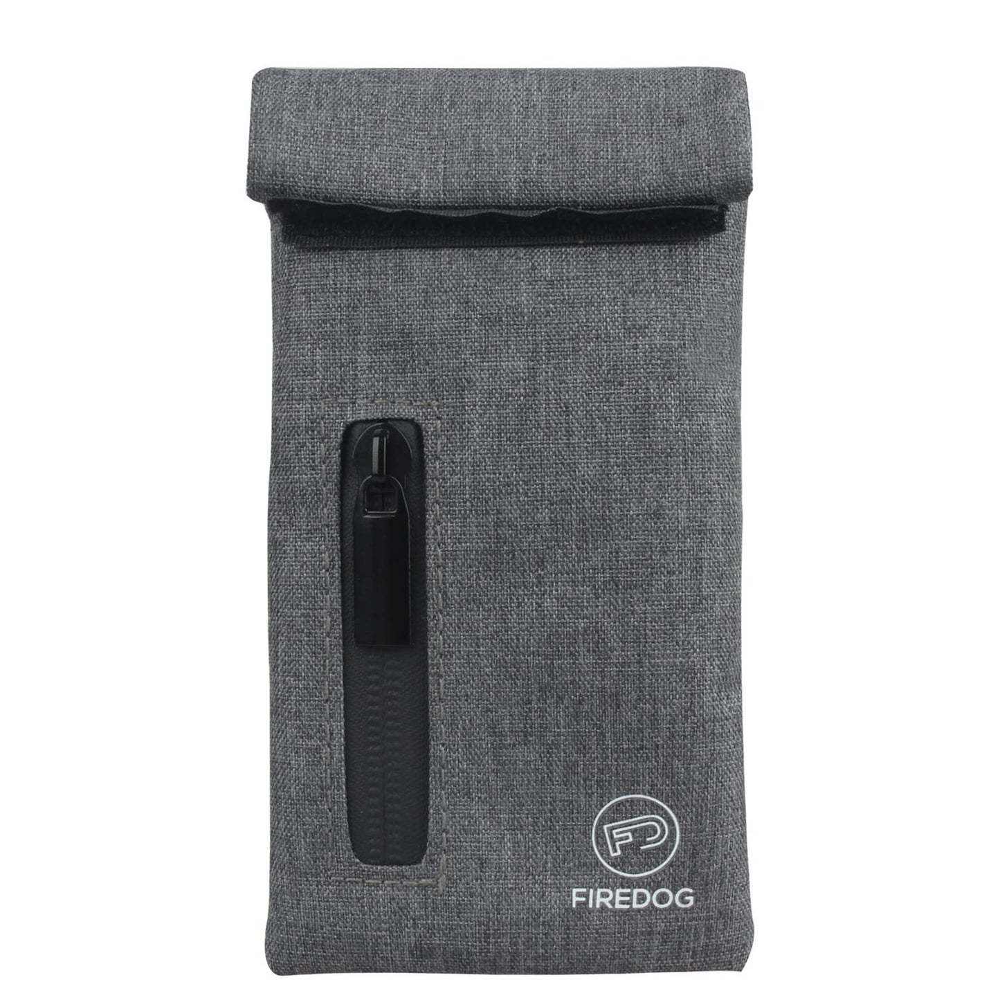 FIREDOG Smell Proof Bags, Fabric Odor Proof Bag for Dog Tested 3"x6" Small Stash Travel Storage Pouch (Gray)