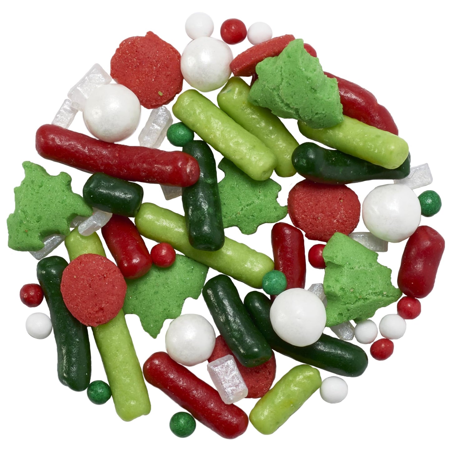 DECOPAC Christmas Fusion Mix Candy Sprinkles, 26oz, Fancy Sprinkles in Handheld Container, Festive Edible Sprinkles For Holiday Celebration Cakes, Cupcakes, Cookies and Donuts Multi