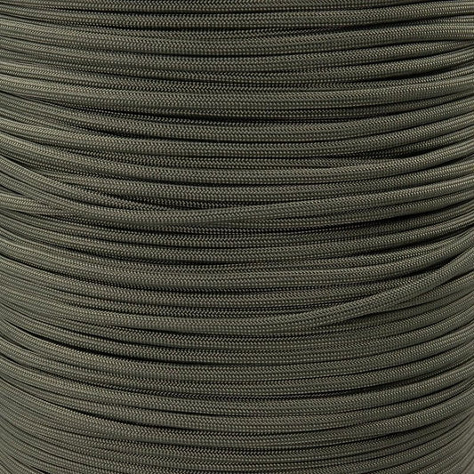 550lb Paracord - Solid Color Type III Nylon Cord for Indoor & Outdoor Use | Basil, 100 ft