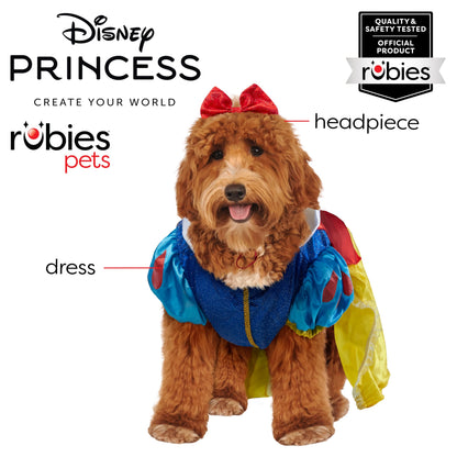 Disney Princesses: Snow White Pet Costume for For Dogs or Cats by Rubies, Small