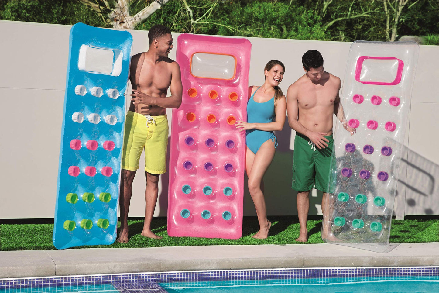 Bestway Fashion Lounge Air Mattress with Window 188 x 71 cm Assorted Colours
