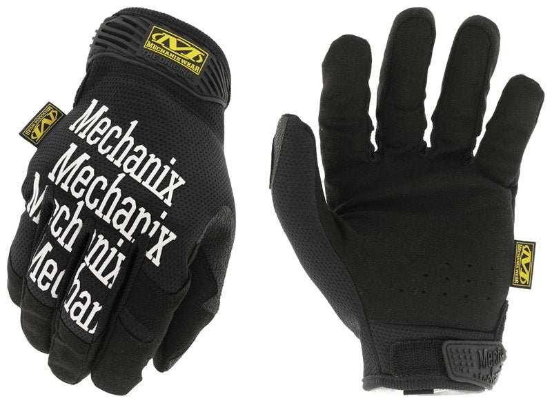 Mechanix Wear Original Work Gloves - Multi-Purpose Outdoor Work Gloves - Secure Fit - Durable & Machine Washable - Breathable & Comfortable - Large - Black
