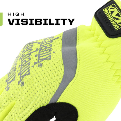 Mechanix Wear - Hi-Viz FastFit Gloves (X-Large, Fluorescent Yellow) SFF-91-011