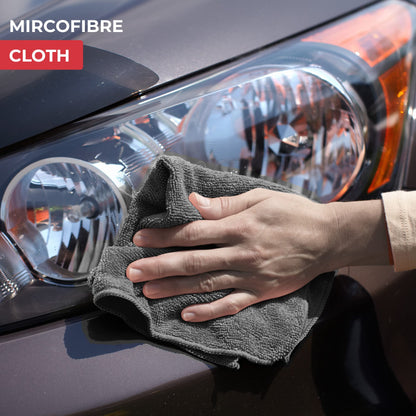 GADLANE 9 Piece Car Cleaning Kit With Storage Bag Includes Upholstery Brush, Detailing Brush, Microfibre Pad, Microfibre Cloth, Wheel Brush, Drying Towel, Glass Cloth, Mitt, Microfibre Duster