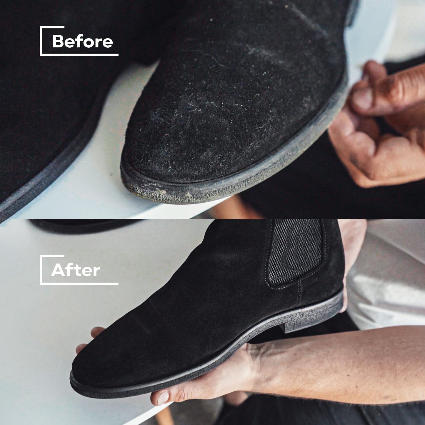 Kaps Renovator, Shoe Spray for Nubuck and Suede, Shoe Care Product for Reviving and Redyeing Nubuck, Suede and Fabric Shoes, 200 ml (118 - Black)