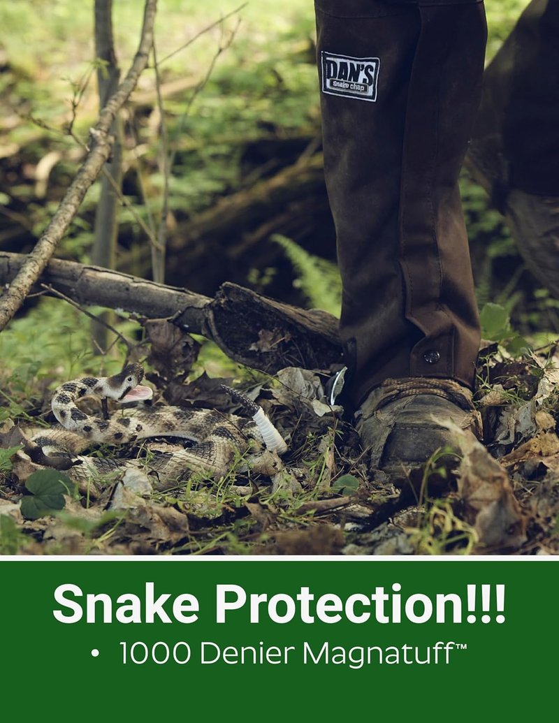 High-Performance Snake Protector Gaiters | Waterproof, Briarproof Nylon for Rugged Hiking & Outdoors - Adjustable Fit for All Shoes & Boots