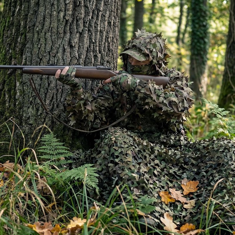 Camo Netting for Hunting | Bulk Roll Military Sunshade | Durable Outdoor Cover