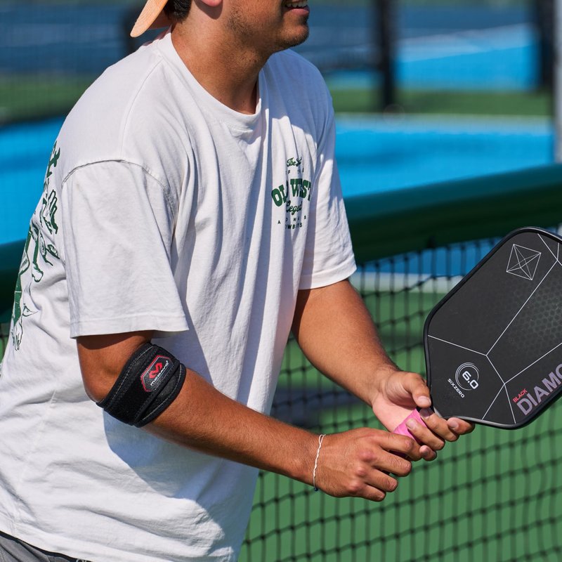 McDavid Tennis Pickleball Elbow Brace for Men & Women, Tendonitis Elbow Brace & Strap Golfers Elbow Brace Counterforce Band for Tendon Pain Relief & Support for Forearm