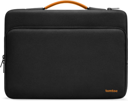 tomtoc 360 Protective Laptop Sleeve for 15-inch New MacBook Air 2025-2023 M4/A3241, M3/A3114, M2/A2941, 15'' Surface Laptop, Dell XPS 15 Plus, 15 MacBook Pro A1990 A1707, Water-resistant Carrying Case