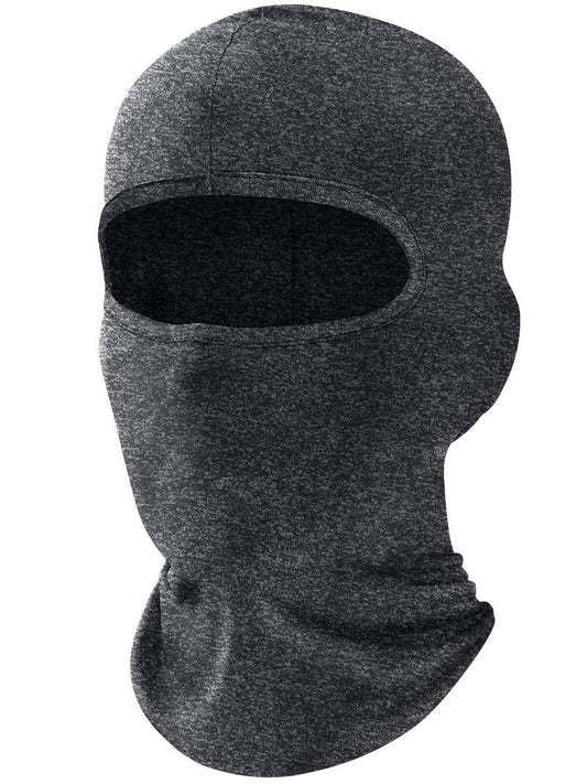 Fuinloth Balaclava Ski Mask, Motorcycle Summer Thin Cooling UV Protection Neck Gaiter for Men/Women Hemp Gray