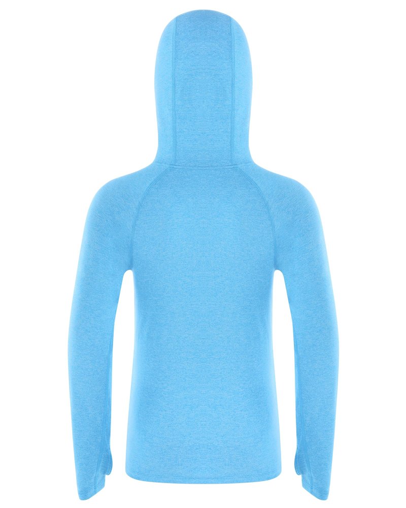 Roadbox Boys Rash Guard Hooded Fishing Shirt, Kids UPF 50+ Long Sleeve Sun Hoodie, Youth UV Protection Beach Swim Shirts