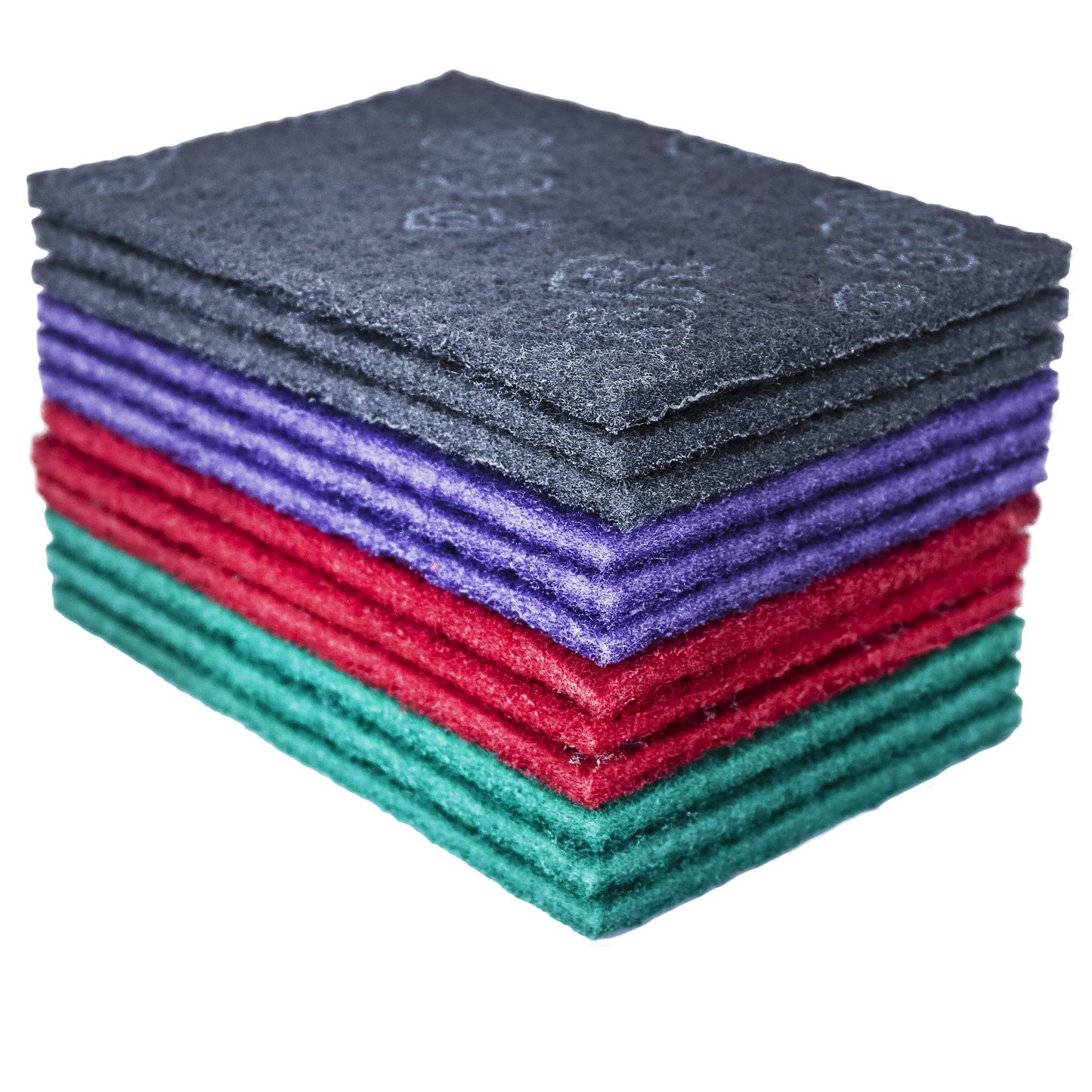 S&R Abrasive Pads 150x230mm – 12-Piece Set (P180, P320, P600, P800) – Flexible Sanding Pads for Metal, Wood, Steel & Stainless Steel – Multi-Grit Polishing & Surface Prep