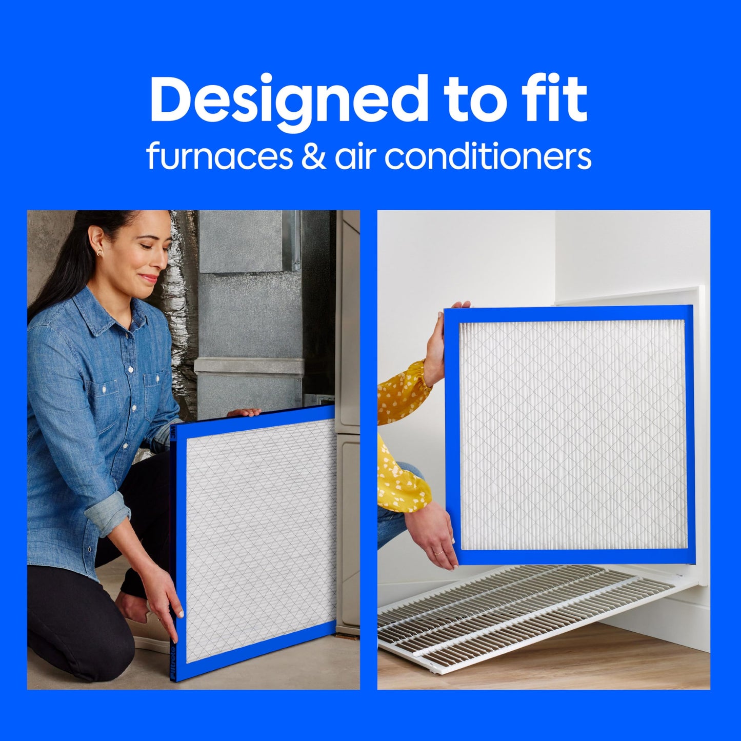 Filtrete 12x20x1 Air Filter, MERV 11, MPR 1000, Allergen Defense, 3-Month AC and Furnace Filter, Easy on Air Flow, 2 HVAC Filters (Actual Size 11.81 x 19.81 x 0.81 in)