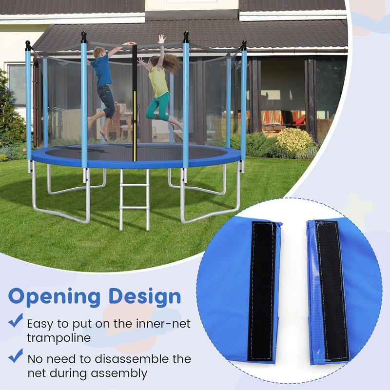 Trampoline Replacement Safety Pad - Waterproof & Durable | Fits 8ft-16ft Sizes