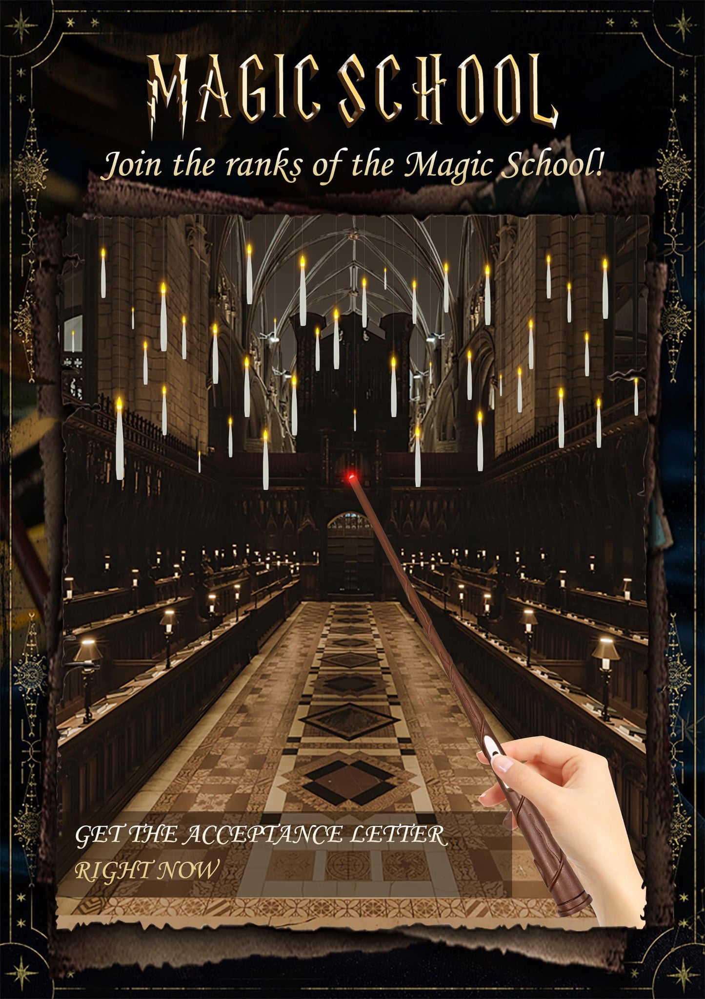 Floating Candles with Wand, 20 PCs Magic Hanging Flameless Floating LED Candle with Wand Remote, Battery Operated Flickering Warm Light Candles for Birthday Children’s Day Wedding Theme Party