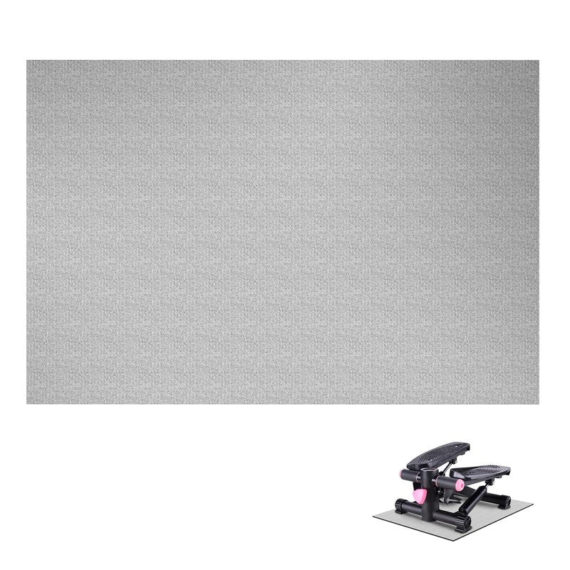 Wiojtry Mini Stair Stepper Mats, Double Non-Slip Workout Mat for Ellipse Leg Exerciser, Ellipse Machine Mat, Exercise Mat for Under Desk Ellipticals, Suitable for Electric Seated Foot Pedal Exerciser