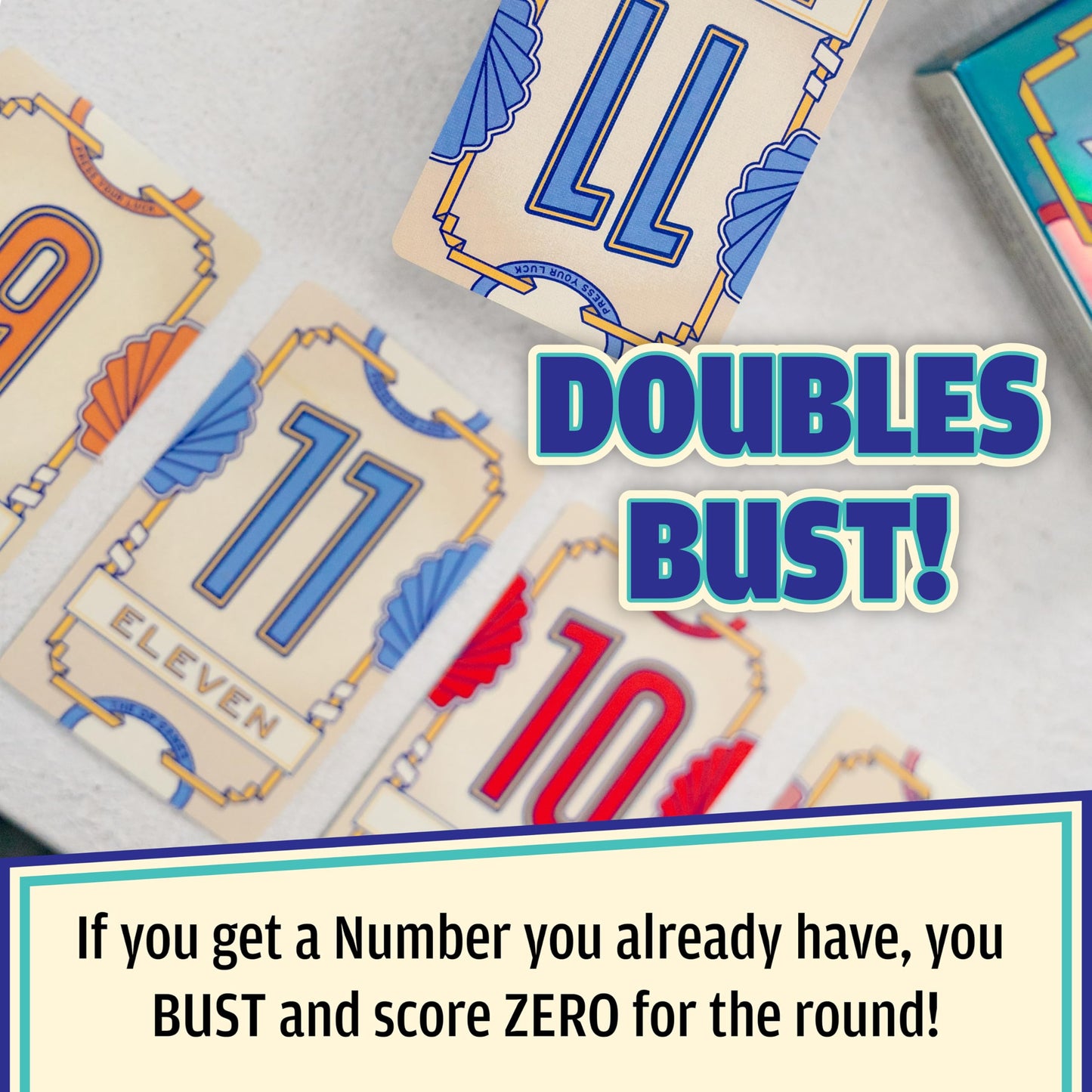 Flip 7, The Ultimate Blend of Press Your Luck and Strategy, Fast-Paced Addictive Card Game, Quick to Learn and Easy to Teach, Perfect for Game Nights, 3+ Players, Ages 8 & Up, 20 minutes Play Time