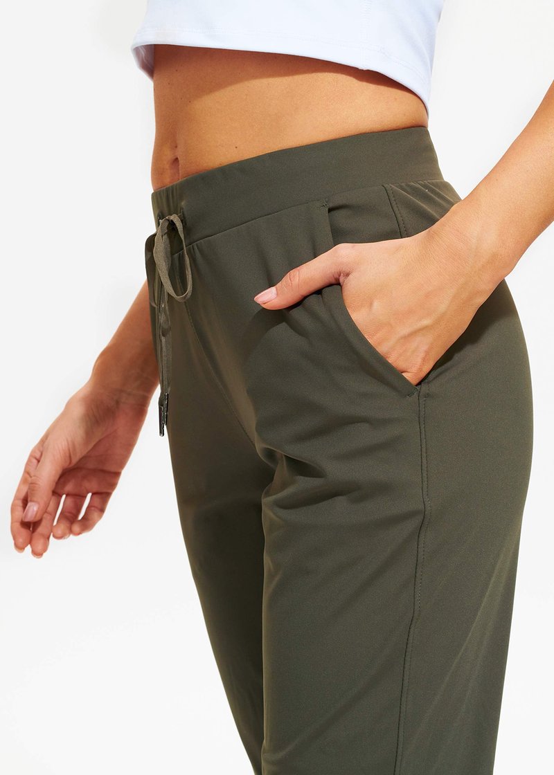 Libin Joggers for Women Tall/Regular/Petite Dance Sweatpants Athletic Workout Trousers Pants Tapered Casual Teacher Yoga Pants for Running Golf Work Cloths, Olive Green M