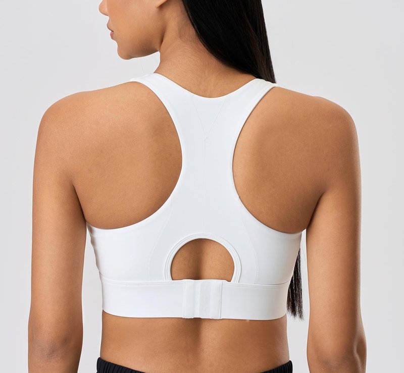 2 Pack Racerback Sports Bras for Women Medium Support Padded Workout Yoga Top Sports Wireless Bra