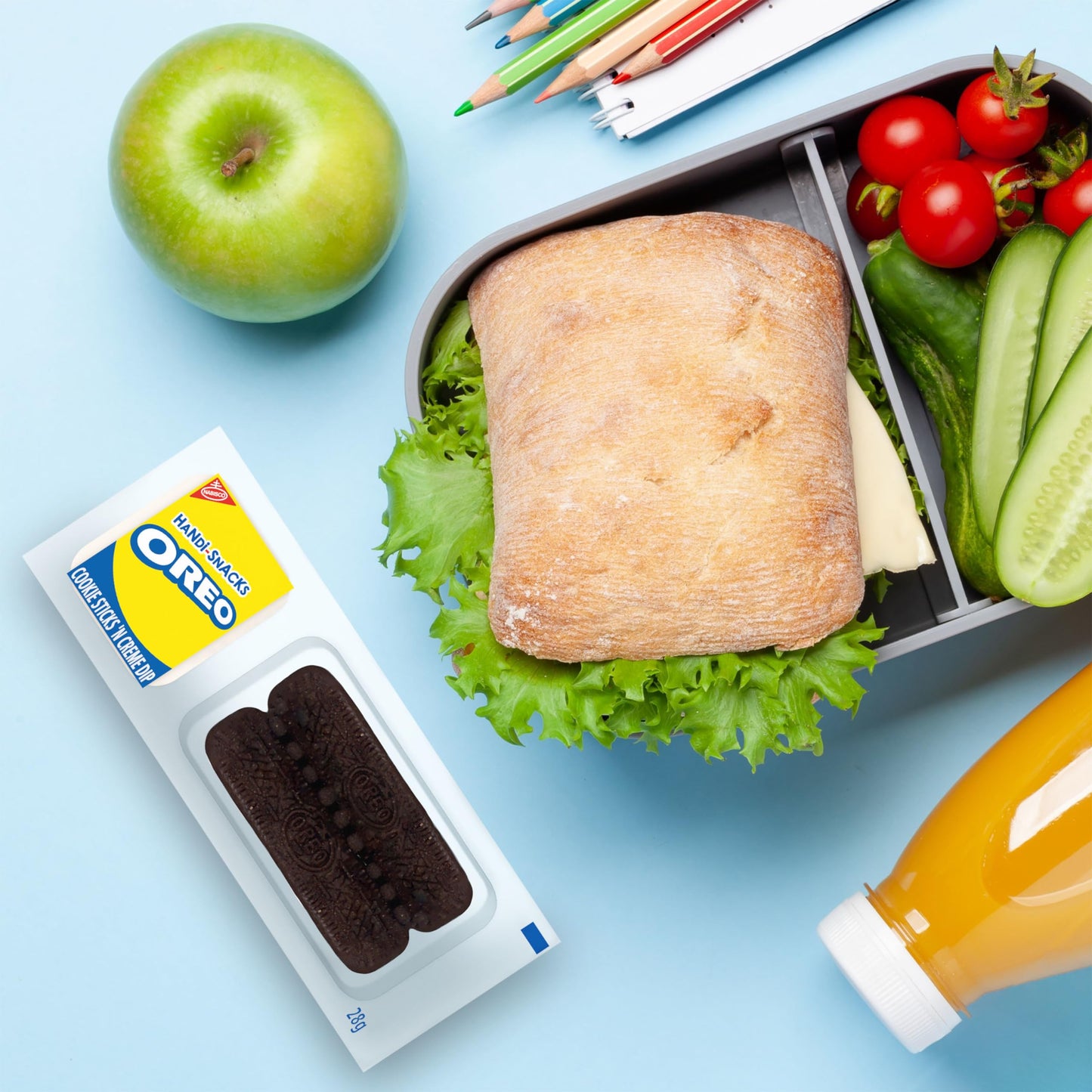 Handi-Snacks OREO Cookie Sticks 'N Creme Dip Snack Packs, 20 Snack Packs