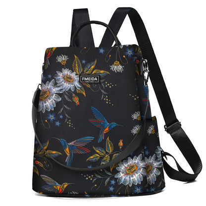 Fmeida Backpack Womens Anti Theft Travel Rucksack Shoulder Bag Ladies Handbag