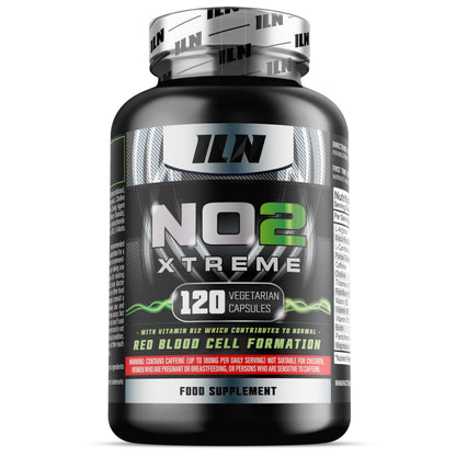 NO2 Xtreme – High Strength 5,070mg Nitric Oxide Supplements for Men & Women – Nitric Oxide Booster Pre Workout Tablets with L Arginine (120 Vegetarian Capsules)