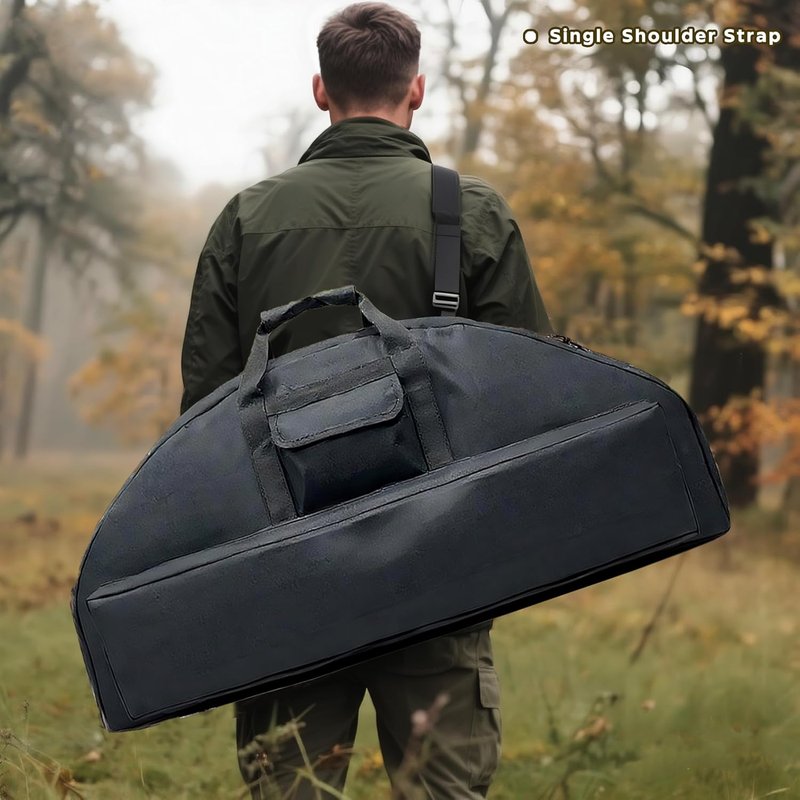Soft Compound Bow Case - Lightweight Padded Carry Bag with Arrow Pocket | Durable Protection