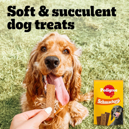 Pedigree Schmackos Dog Treats Meat Variety 110 Stick, Transparent, 790 g (Pack of 1)