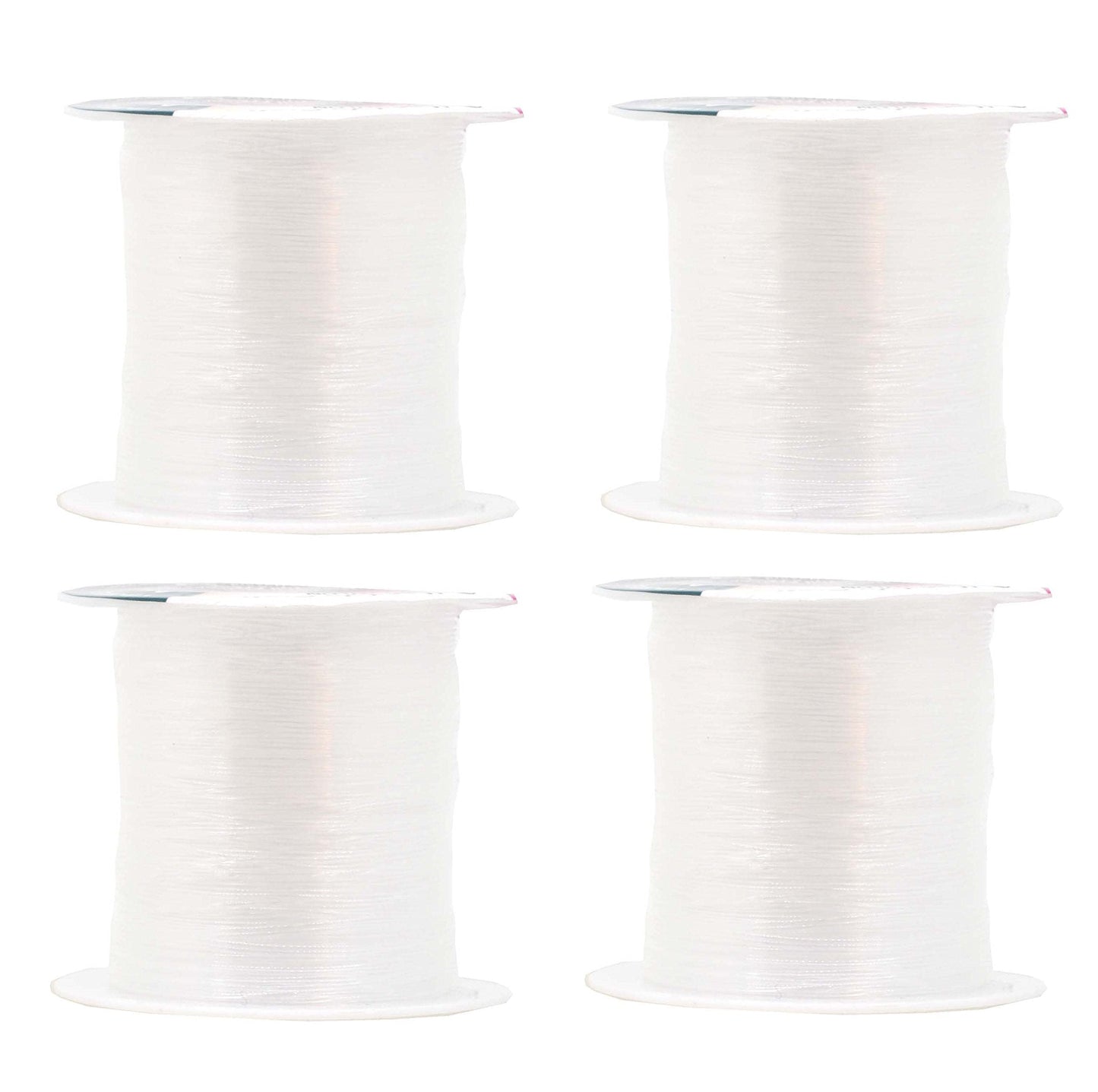 Mandala Crafts 0.3mm Clear Sewing Thread Transparent Nylon Invisible Thread for Sewing Quilting - 306 Yds Monofilament Fishing Line String for Hanging and Wigs