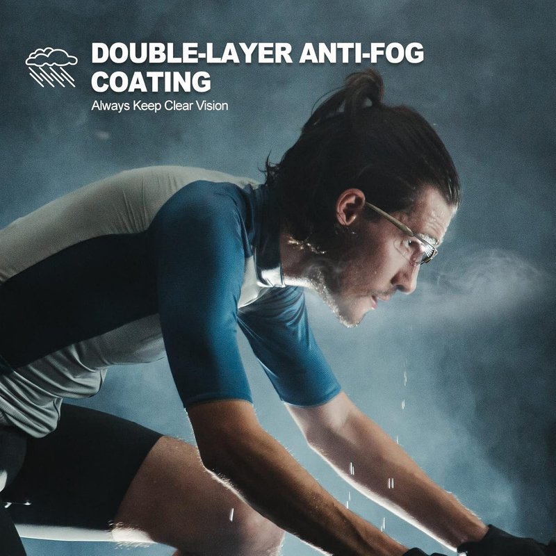 Shooting Glasses - Anti-Fog Safety Glasses for Adults | Includes Case