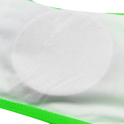 JUMISEE Women Skull Letter Pattern Goth Bikini Set 2 Piece High Waist Bandeau Swimsuit Neon Green