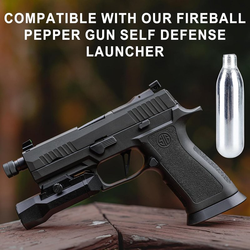 CO2 Cartridges for Paintball - 8g, 12g, 88g CO2 Cylinders for Airsoft, Air Gun & Pepper Gun | Compact Design