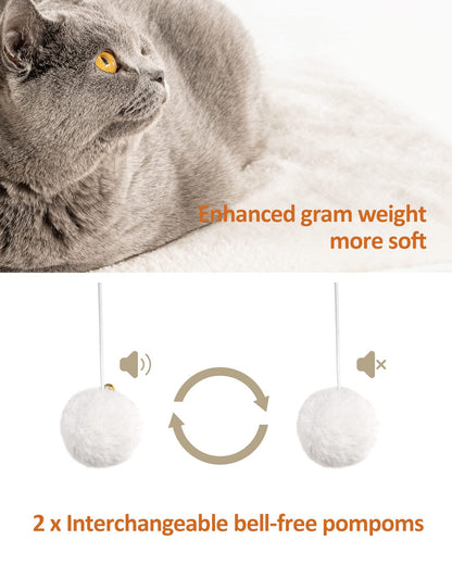 FourFurPets 43.8in 3-Tier Modern Cat Tree Tower Condo, Cat Scratch Posts for Indoor Cats, Big Plate, Two 19.7in Full Sisal Scratching Posts, Rustic Brown