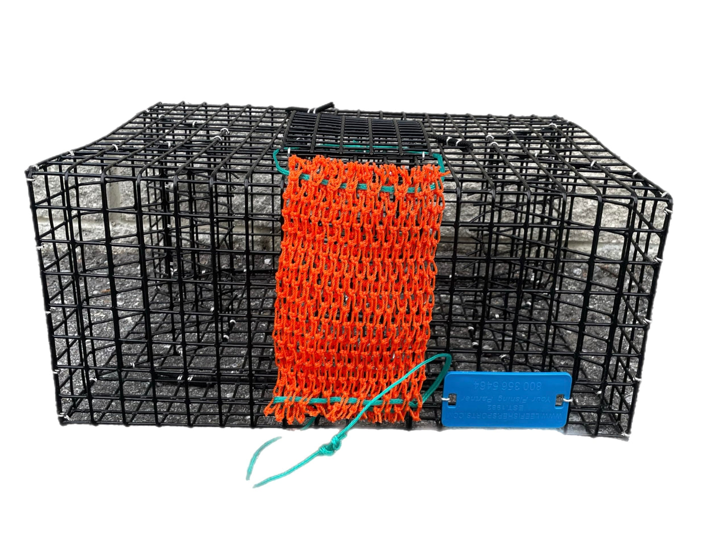 JOYFISH Pinfish Trap with MESH CHUM Bag, black