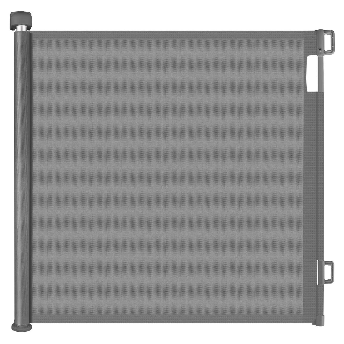 PetHot Stair Gate, Retractable Stair Gate for Babies and Pets, Baby Gate or Dog Gate, Extends up to 55" Wide, 33" Tall One Handed Operation, Baby Gate for Stairs/Doorways/Hallways/Outdoor(Grey)