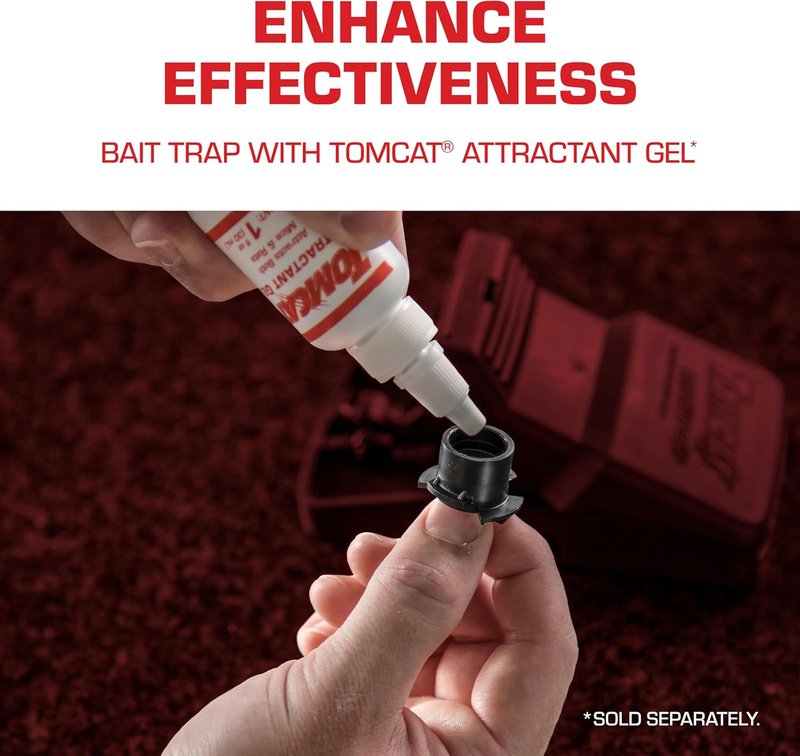 Tomcat Rat & Mouse Trap Bundle - 2 Press 'N Set Traps & 1 Rat Snap Trap with Attractant Gel
