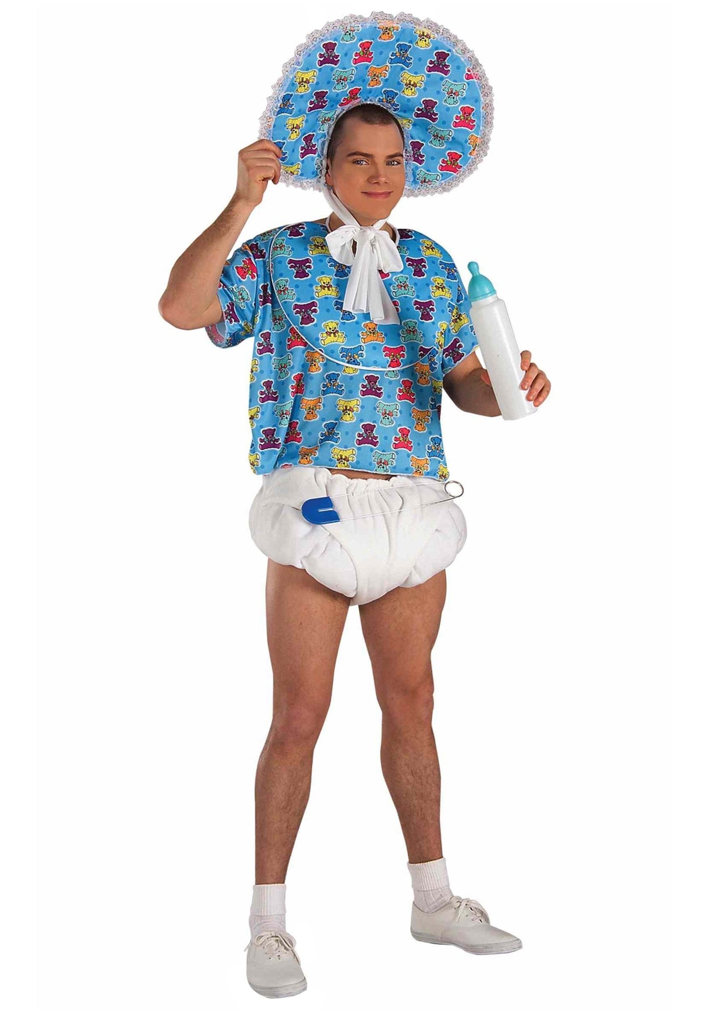 Rubies Forum Novelties Baby Boomer Halloween Costume for Men, Blue, Standard