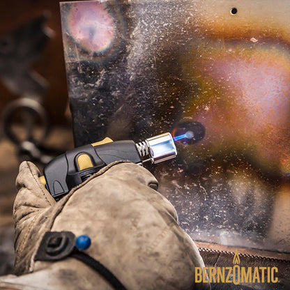 Bernz-O-Matic ST2200T Micro Flame Butane Torch Kit, Small, Black