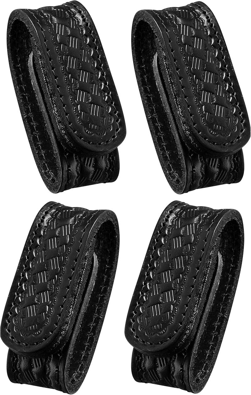 Shield Wallets - Duty Belt Keeper with Double Snap Closure | Pack of 4