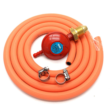 Huddersfield Gas Branded Propane Regulator 2m Hose Kit Fits Calor Gas & Flogas Screw in cylinders