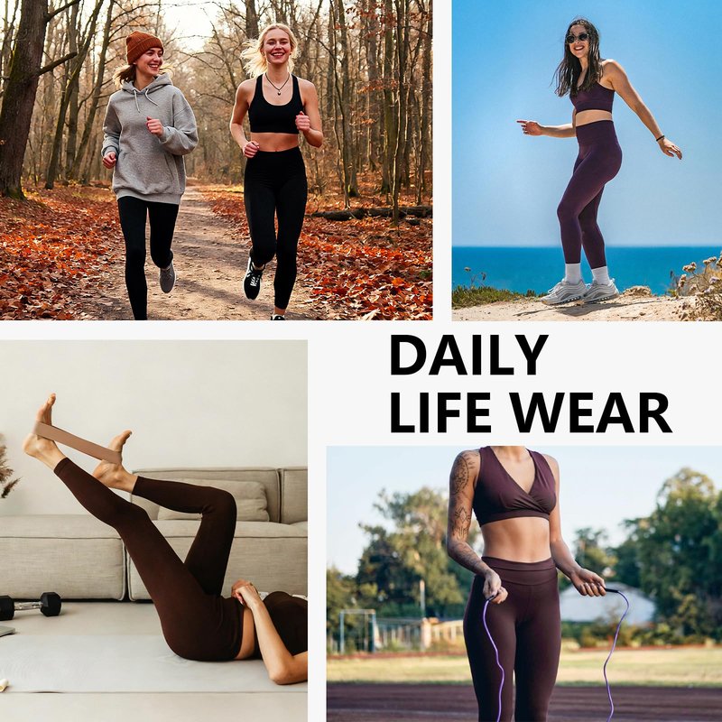 Dimore 3 Pack Leggings for Women with Pockets,Womens Workout Leggings High Waisted Yoga Pants for Tummy Control Gym