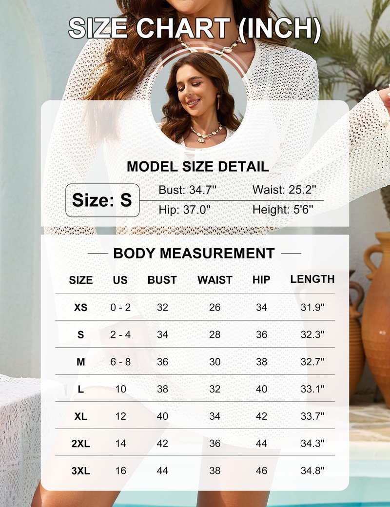 Blooming Jelly Women Beach Cover Ups Crochet Knit Swimsuit Coverup 2026 Summer Swimwear Bathing Suit Hollow Out Dress Vacation Outfits (White,Medium)