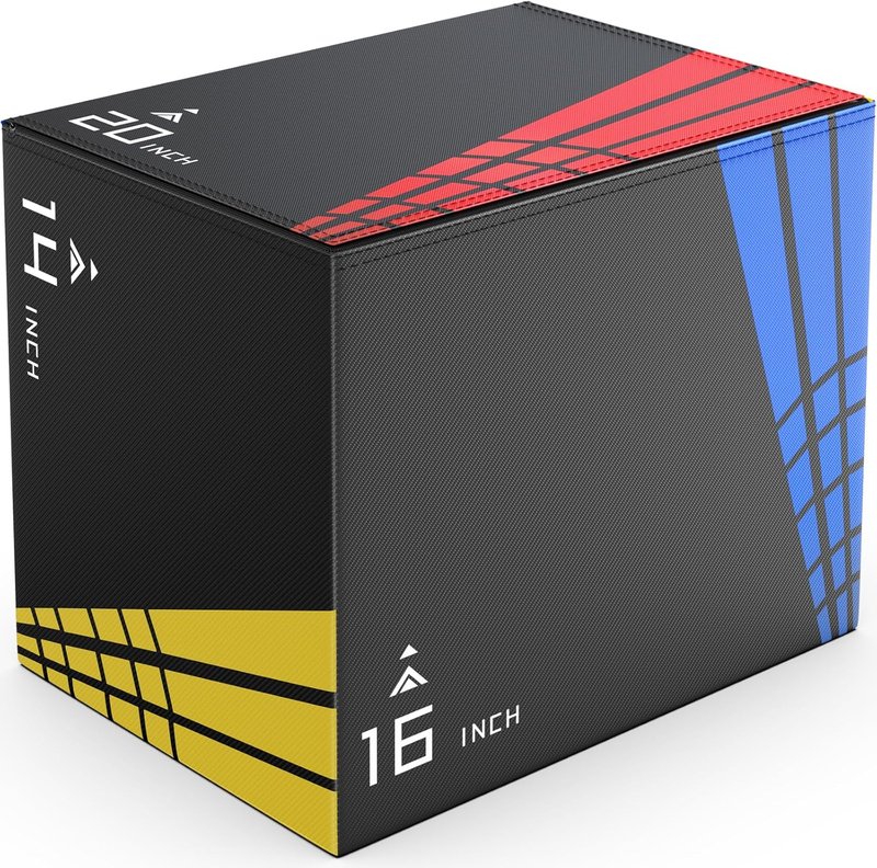 XDDIAS Foam Plyometric Box - 3-in-1 Soft Jump Box | 440LB Capacity, Medium & Large Sizes for Home Gym Training